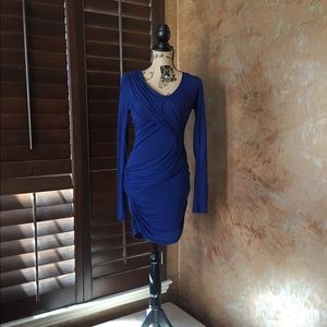 BCBG MAXAZRIA long sleeve mini dress